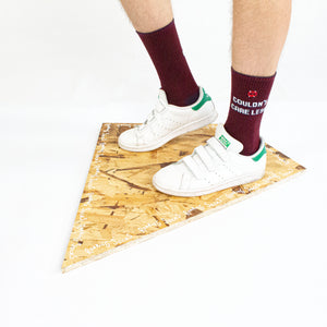 Roaring Socks - Sport sokken - Couldn't care less - Bordeaux